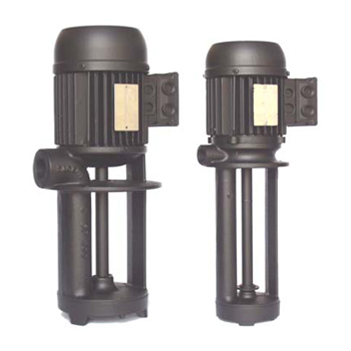 Immersion pumps with open impeller