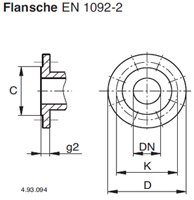 counter flanges DIN EN1092-2