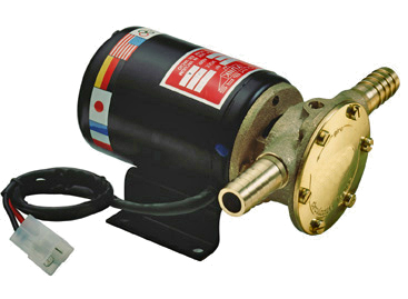 Impellerpumpe mit flexiblem Laufrad und Trockenlaufreserve